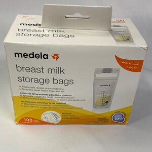 Medela Breast Milk Storage Bags 100 Count NIB